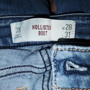 Hollister boot cut jeans size 7S (JUNIORS)